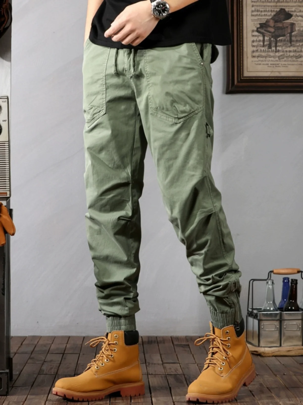Spring Autumn New Sle Men's Casual Pants Zipper Decorated Workwear Loose Fit Large Size Cuffed Pure Cotton Elastic
Spring Autumn New Sle Men's Casual Pants Zipper Decorated Workwear Loose Fit Large Size Cuffed Pure Cotton Elastic