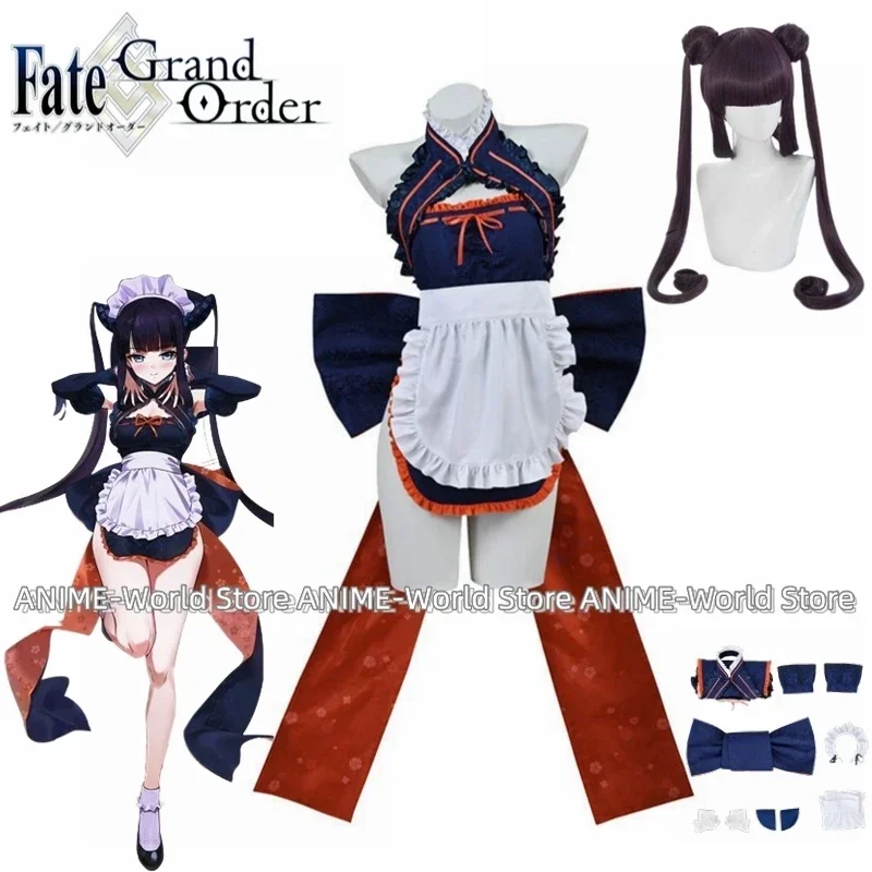 《Нестандартный размер》FGO The Imperial Concubine Yang, карнавальный костюм, наряд горничной, платье для косплея Fate Grand Order, милый игровой парик, прекрасный комплект
《Нестандартный размер》FGO The Imperial Concubine Yang, карнавальный костюм, наряд горничной, платье для косплея Fate Grand Order, милый игровой парик, прекрасный комплект