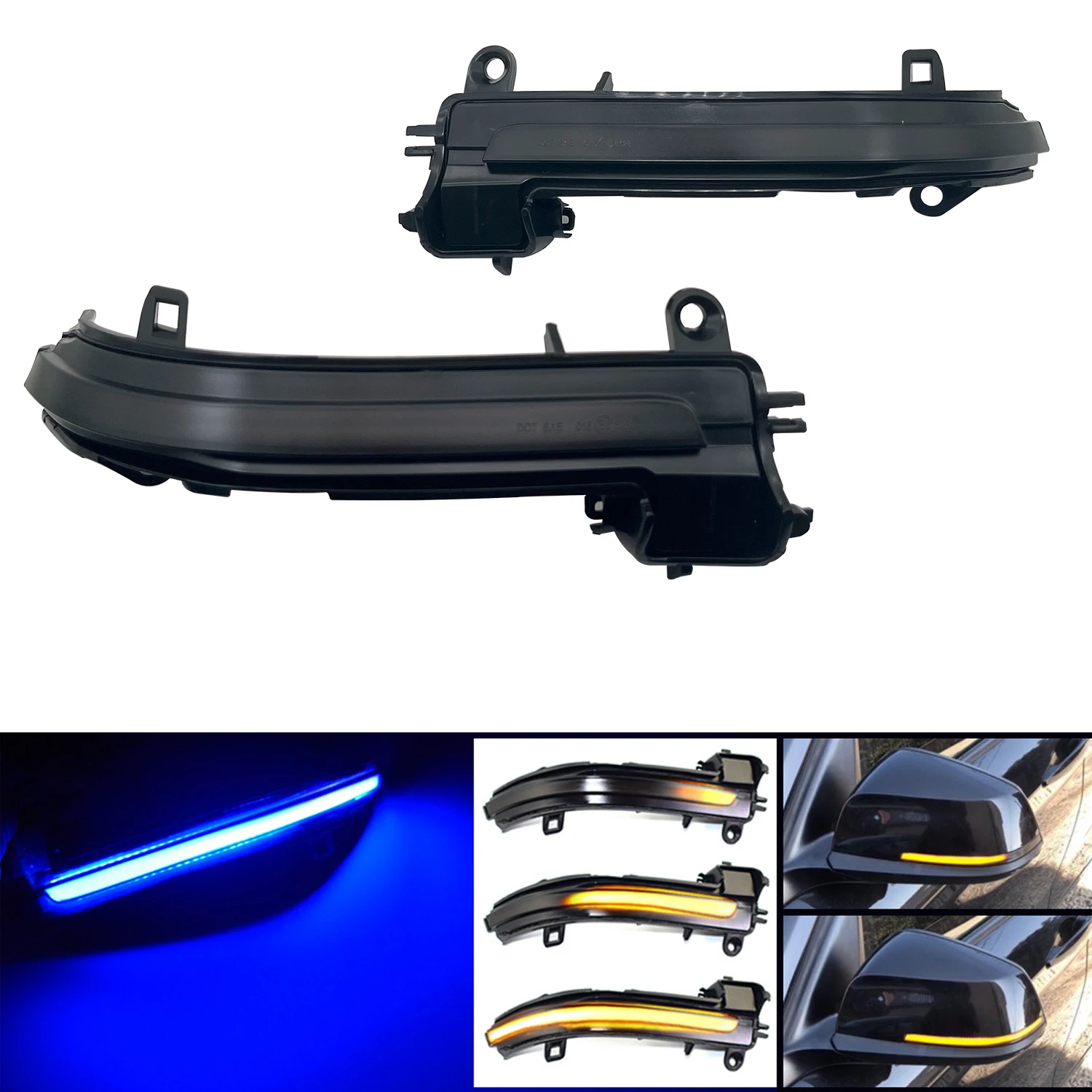Dynamic Blue-Yellow Dual Light Reversing Mirror Mirror Flowing Signal Indicator For BMW 1 2 3 4 Series F20 F21 F22 F23 F30 F31
Dynamic Blue-Yellow Dual Light Reversing Mirror Mirror Flowing Signal Indicator For BMW 1 2 3 4 Series F20 F21 F22 F23 F30 F31