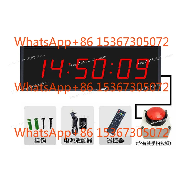 LED Hand Pat Press Timer, Rock Climbing Marathon Stopwatch Button, Electronic Clock Multi-function Event Timer
LED Hand Pat Press Timer, Rock Climbing Marathon Stopwatch Button, Electronic Clock Multi-function Event Timer