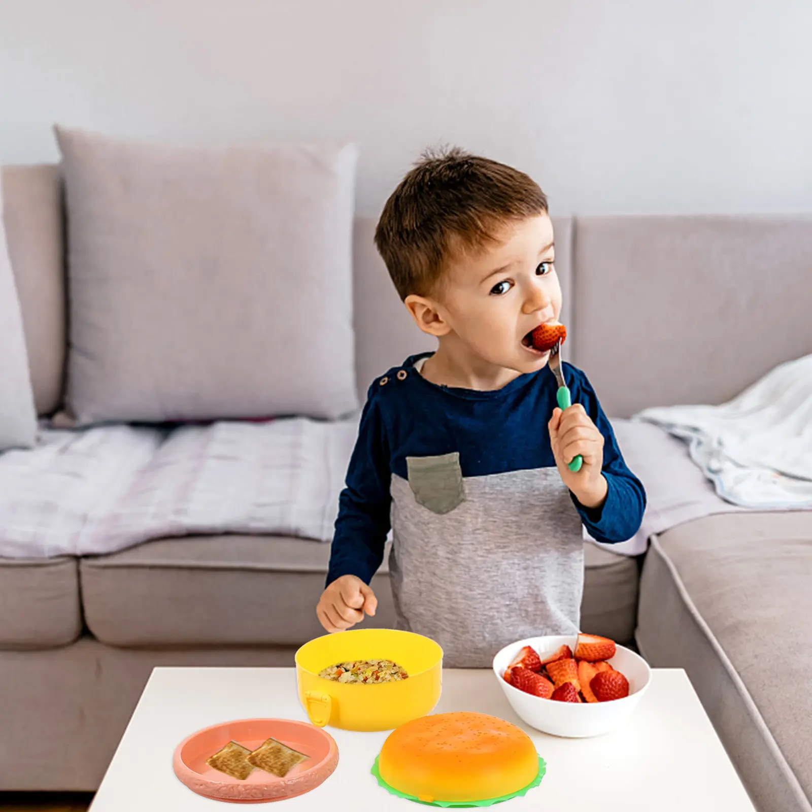 Chic Hamburger Bento Box Lovely Cute Food Storage Container Portable Kids Lunch Box School Office Picnic Travel
Chic Hamburger Bento Box Lovely Cute Food Storage Container Portable Kids Lunch Box School Office Picnic Travel
