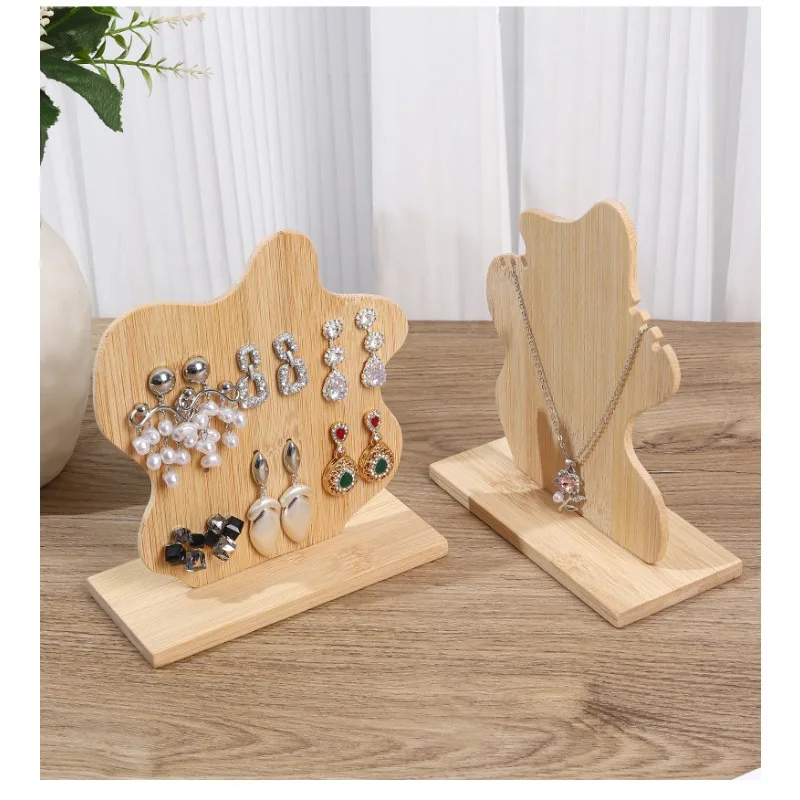1 шт. Деревянная подставка для украшений в стиле Ins с милым медведем, съемная, портативная, легко устанавливаемая, для демонстрации серег и ожерелий
1 шт. Деревянная подставка для украшений в стиле Ins с милым медведем, съемная, портативная, легко устанавливаемая, для демонстрации серег и ожерелий