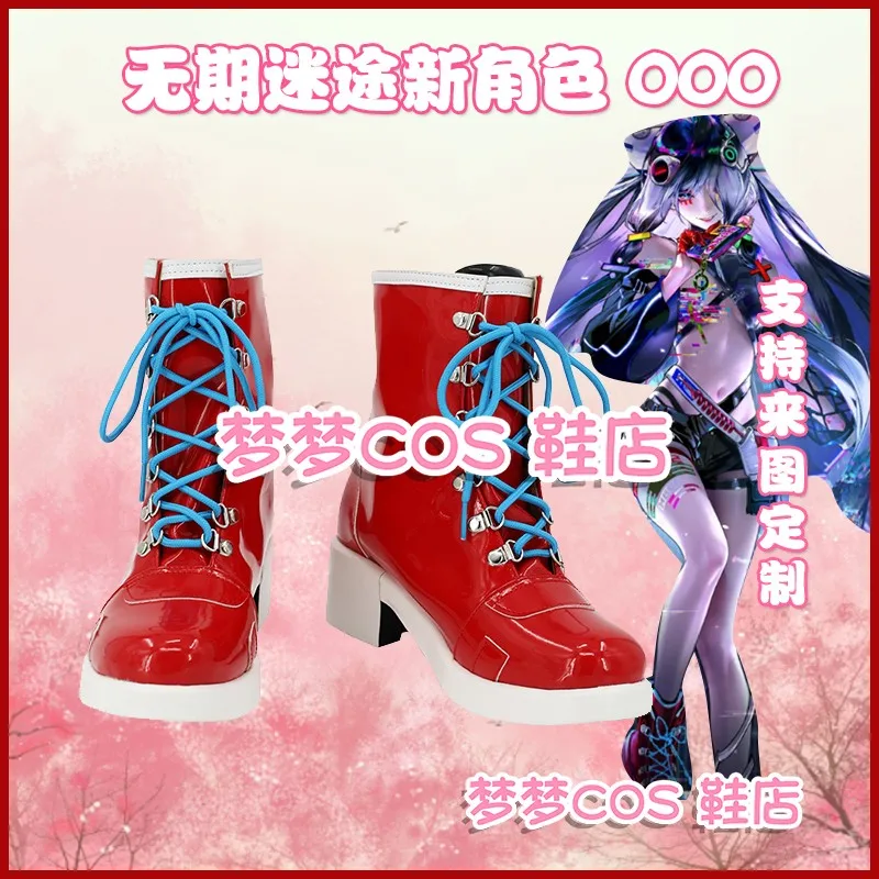 Путь в никуда MBCC-S-000 Zero Zero Zero Обувь для косплея Сапоги Хэллоуин Карнавальные красные сапоги на заказ 
Путь в никуда MBCC-S-000 Zero Zero Zero Обувь для косплея Сапоги Хэллоуин Карнавальные красные сапоги на заказ
