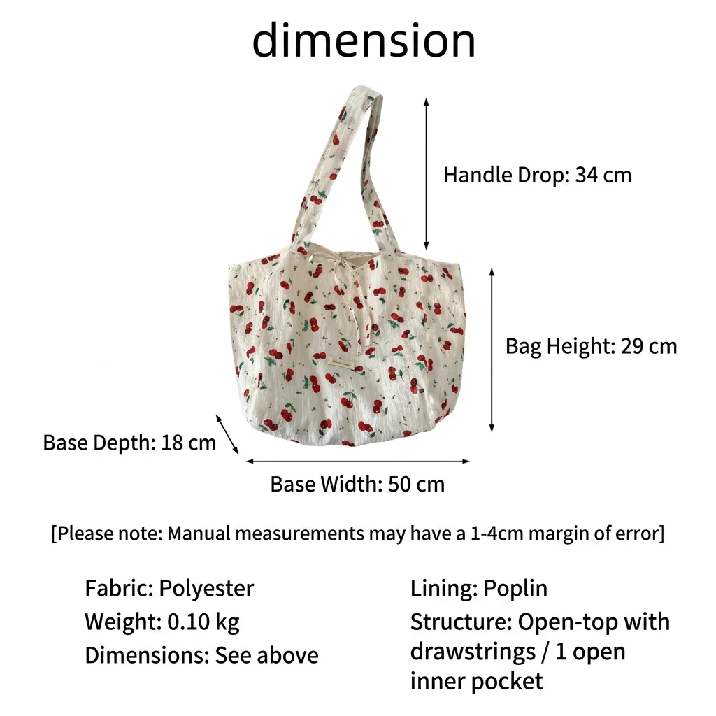 Medium Tote Bag Trendy Women'S Floral Tote Bag Chiffon Tote Bag Sweet Polyester Handbag For Casual Dating Daily Outings Daily
Medium Tote Bag Trendy Women'S Floral Tote Bag Chiffon Tote Bag Sweet Polyester Handbag For Casual Dating Daily Outings Daily