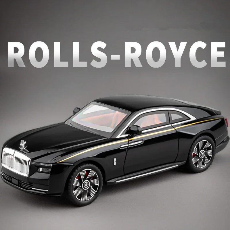 Модель литая металлическая автомобиля 1:24 Rolls Royce Spectre из сплава, новая модель автомобиля со звуком и фотографией, игрушка для мальчиков, подарок для детей
Модель литая металлическая автомобиля 1:24 Rolls Royce Spectre из сплава, новая модель автомобиля со звуком и фотографией, игрушка для мальчиков, подарок для детей