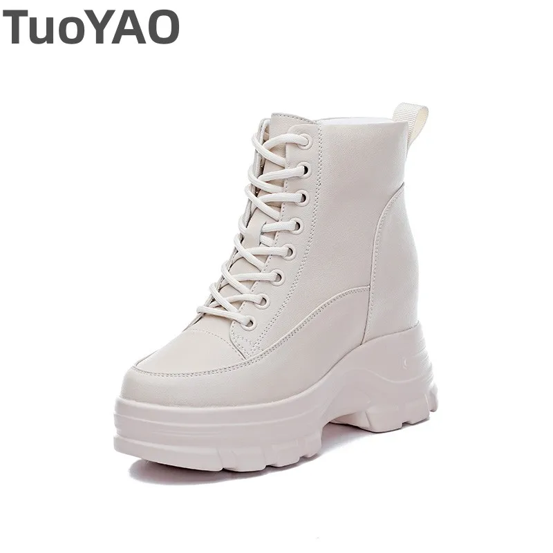9cm New Microfiber Leather Women High Brand Pumps Heels White Shoes Lace-Up Increase Casual Ankle Boots Platform Wedge Shoes
9cm New Microfiber Leather Women High Brand Pumps Heels White Shoes Lace-Up Increase Casual Ankle Boots Platform Wedge Shoes
