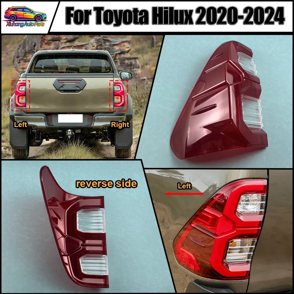 Car Rear Taillight Shell Brake Lights Shell Taillight Lens For Toyota 2020 2021 2022-2024 Hilux Replace Auto Rear Lamp Shell
Car Rear Taillight Shell Brake Lights Shell Taillight Lens For Toyota 2020 2021 2022-2024 Hilux Replace Auto Rear Lamp Shell