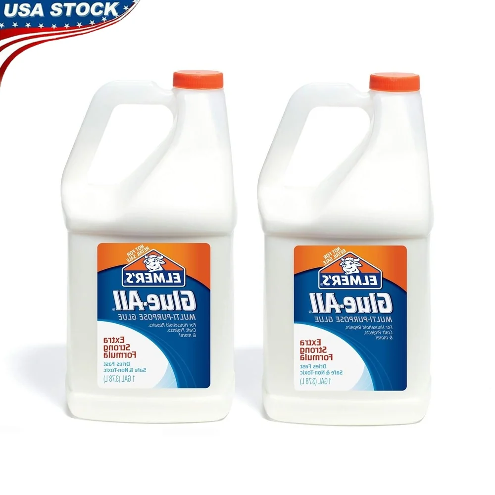 Extra Strong Multi-Purpose Liquid Glue 1 Gallon 2 Count Ideal Slime Crafts Projects Repairs Wood Paper Fabric Leather
Extra Strong Multi-Purpose Liquid Glue 1 Gallon 2 Count Ideal Slime Crafts Projects Repairs Wood Paper Fabric Leather