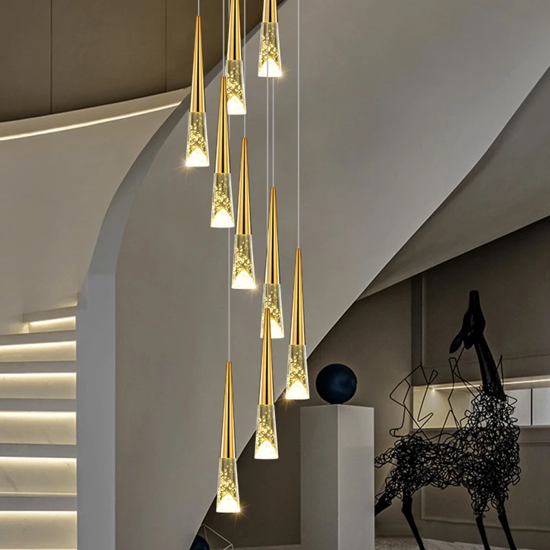 Modern Stair chandelier Pendant lights indoor lighting Ceiling lamp hanging light led Chandeliers for living room indoor lightin
Modern Stair chandelier Pendant lights indoor lighting Ceiling lamp hanging light led Chandeliers for living room indoor lightin