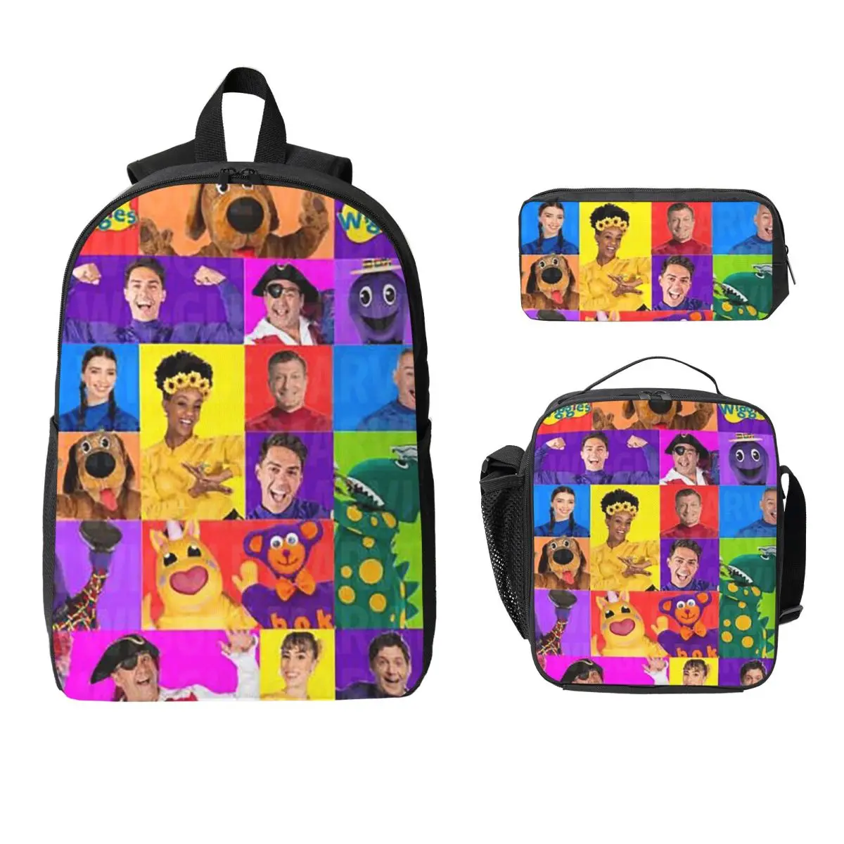 The Wiggles Tv Show Music Band Backpack Boys Girls BookBag School Bag Computer Shoulder Bags 3ps Insulated Lunch Bag Pencil Case
The Wiggles Tv Show Music Band Backpack Boys Girls BookBag School Bag Computer Shoulder Bags 3ps Insulated Lunch Bag Pencil Case