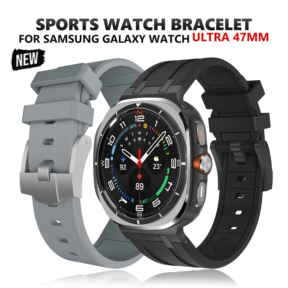 Sports Silicone Loop Bracelet for Samsung Galaxy Watch Ultra 47mm Luxury No Gaps Strap for SAMSUNG GALAXY 7 ULTRA 47MM Soft Band
Sports Silicone Loop Bracelet for Samsung Galaxy Watch Ultra 47mm Luxury No Gaps Strap for SAMSUNG GALAXY 7 ULTRA 47MM Soft Band