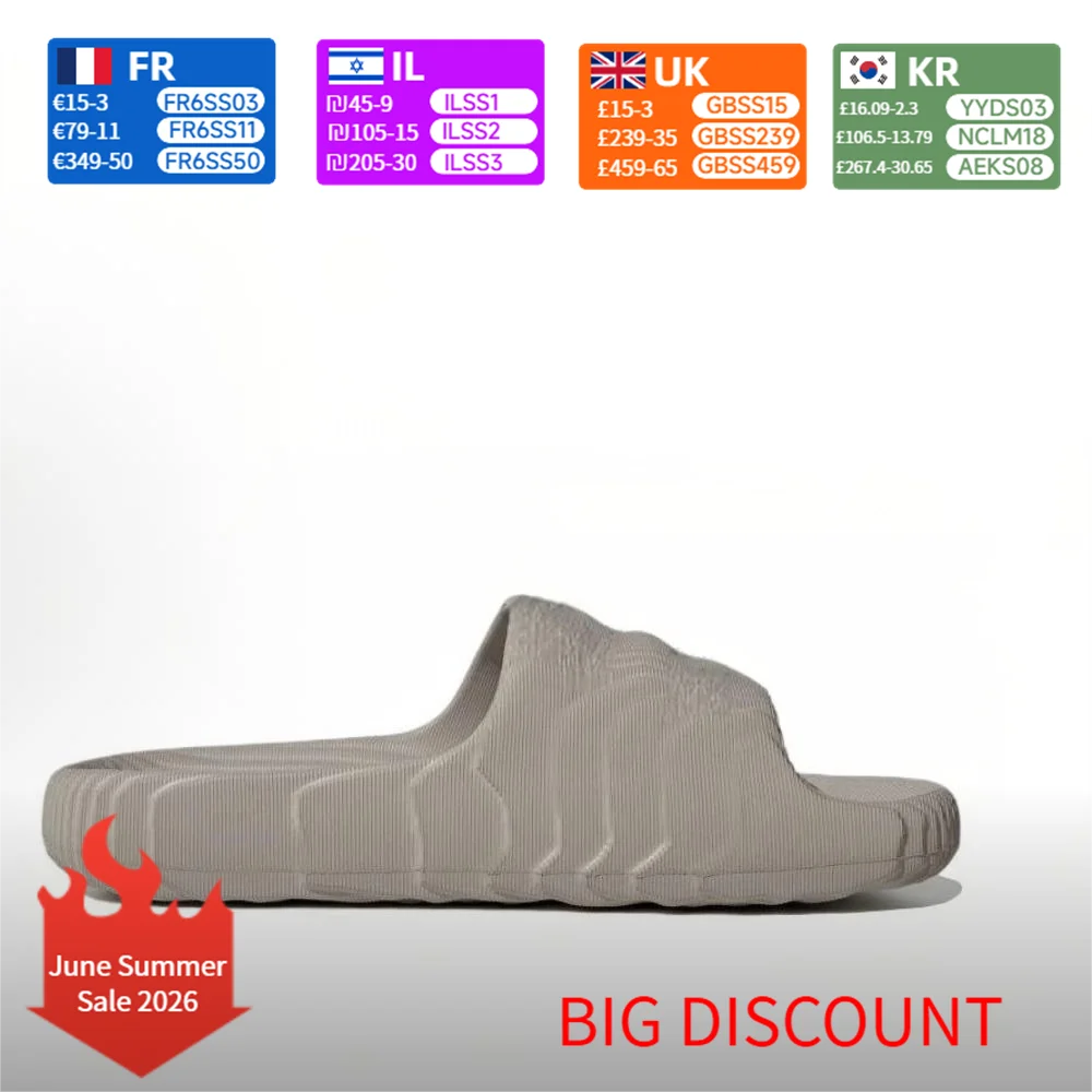 adidas Originals ADILETTE 22 Comfortable and Durable Flip-Flops Unisex Dark Grey HQ4670
adidas Originals ADILETTE 22 Comfortable and Durable Flip-Flops Unisex Dark Grey HQ4670