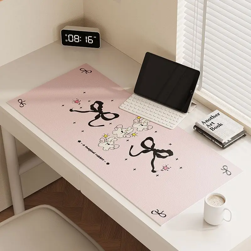 Hot High Quality Office Learning Bow Mouse Desk Mat Waterproof and Anti-hot Large Simple Washless Wipe Keyboard Desk Mat
Hot High Quality Office Learning Bow Mouse Desk Mat Waterproof and Anti-hot Large Simple Washless Wipe Keyboard Desk Mat