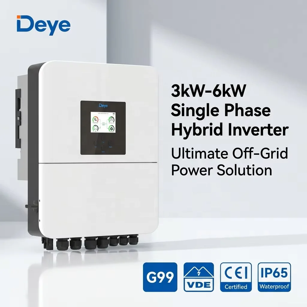SUN-5K-SG04LP1-EU-SM2 5KW Parallel Solar Hybrid Inverter With 2 MPPT Controller Single Phase 48V Low Voltage
SUN-5K-SG04LP1-EU-SM2 5KW Parallel Solar Hybrid Inverter With 2 MPPT Controller Single Phase 48V Low Voltage