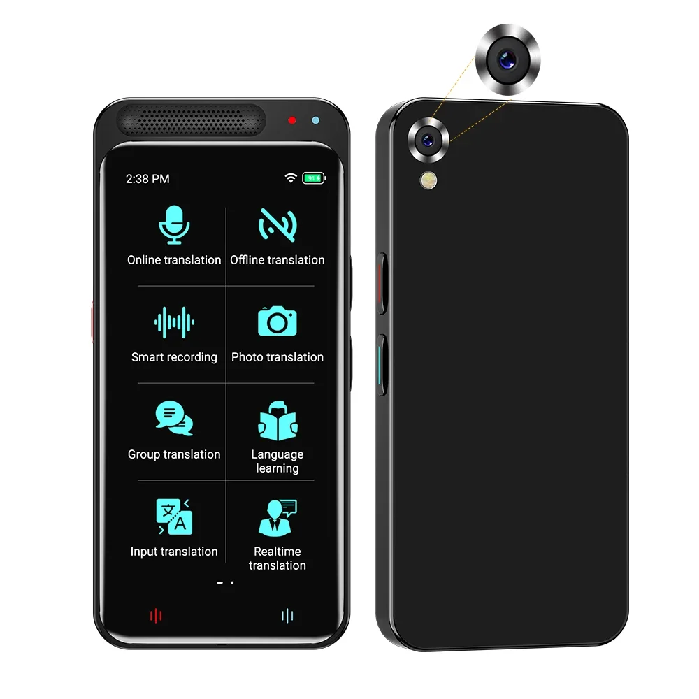 Z6 AI Language Translator Device for 138 Languages Online Offline Real Time Communication Portable Translation Equipment
Z6 AI Language Translator Device for 138 Languages Online Offline Real Time Communication Portable Translation Equipment