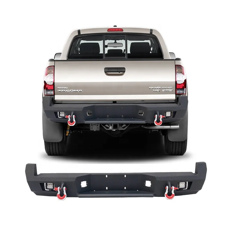 Off Road Pickup Truck Rear Bumper And Front Bumper Guard Modified With LED Lights 2005-2015 Tacoma 
Off Road Pickup Truck Rear Bumper And Front Bumper Guard Modified With LED Lights 2005-2015 Tacoma