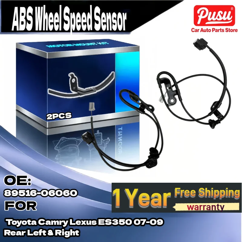 2 шт. задний левый и правый датчик скорости колеса ABS для Toyota Camry Lexus ES350 2007-2009 89516-06060 
2 шт. задний левый и правый датчик скорости колеса ABS для Toyota Camry Lexus ES350 2007-2009 89516-06060