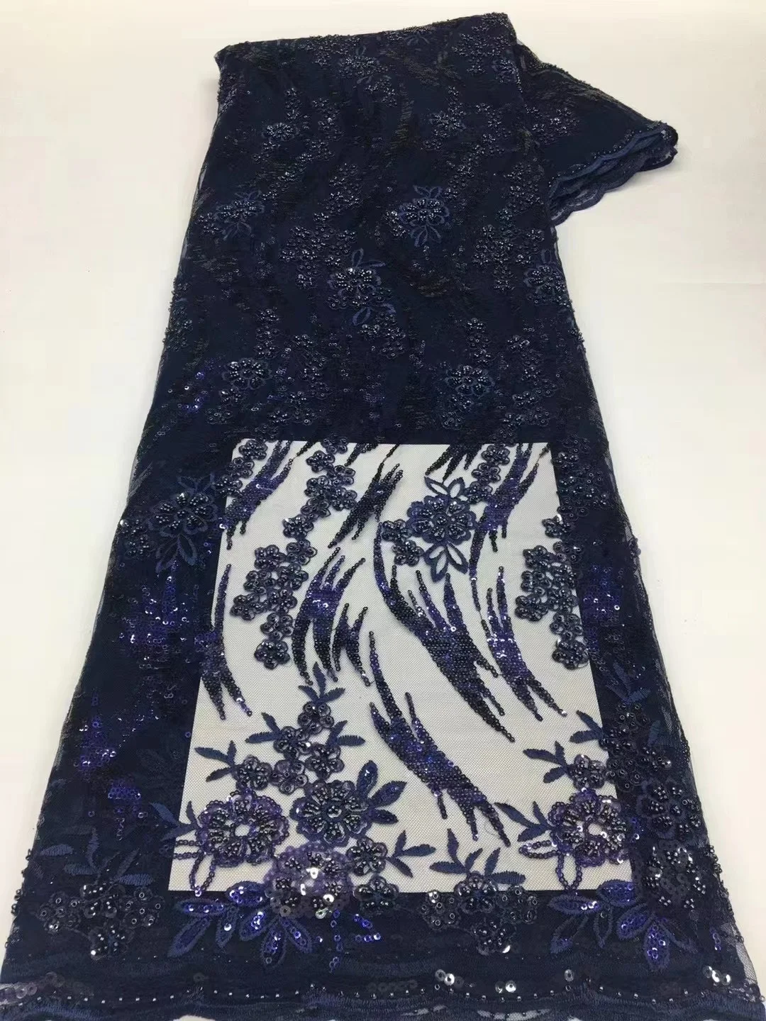 Nigerian French Tulle Lace Fabric High Quality African Mesh Lace Fabric With Beads Sequins Embroidery Fabric For Wedding 5Yards
Nigerian French Tulle Lace Fabric High Quality African Mesh Lace Fabric With Beads Sequins Embroidery Fabric For Wedding 5Yards