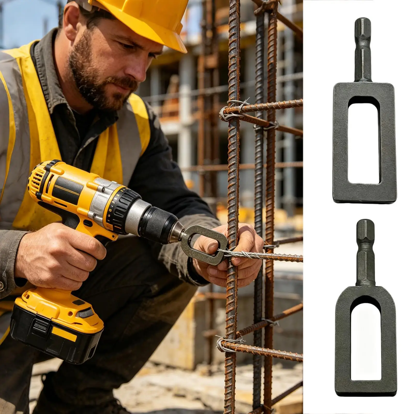 Wire Twister for Drill Hexagonal Processing Winder Wire Twisting Drill Bit for Pipe Chain Link Netting Installation Ranch
Wire Twister for Drill Hexagonal Processing Winder Wire Twisting Drill Bit for Pipe Chain Link Netting Installation Ranch