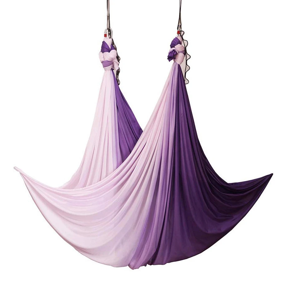 Bilink 6 kinds Rainbow color 5m High Strength anti-gravity yoga hammock aerial silks yoga swing
Bilink 6 kinds Rainbow color 5m High Strength anti-gravity yoga hammock aerial silks yoga swing