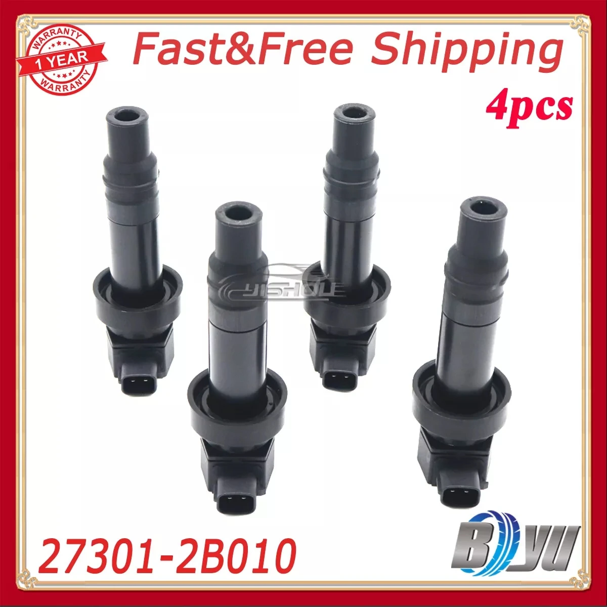 27301-2B010 Car Ignition Coil Kit For Hyundai Elantra 2018-2019 Accent 2004-2015 For Kia Soul 2010-2013 Forte Koup 2014-2017
27301-2B010 Car Ignition Coil Kit For Hyundai Elantra 2018-2019 Accent 2004-2015 For Kia Soul 2010-2013 Forte Koup 2014-2017