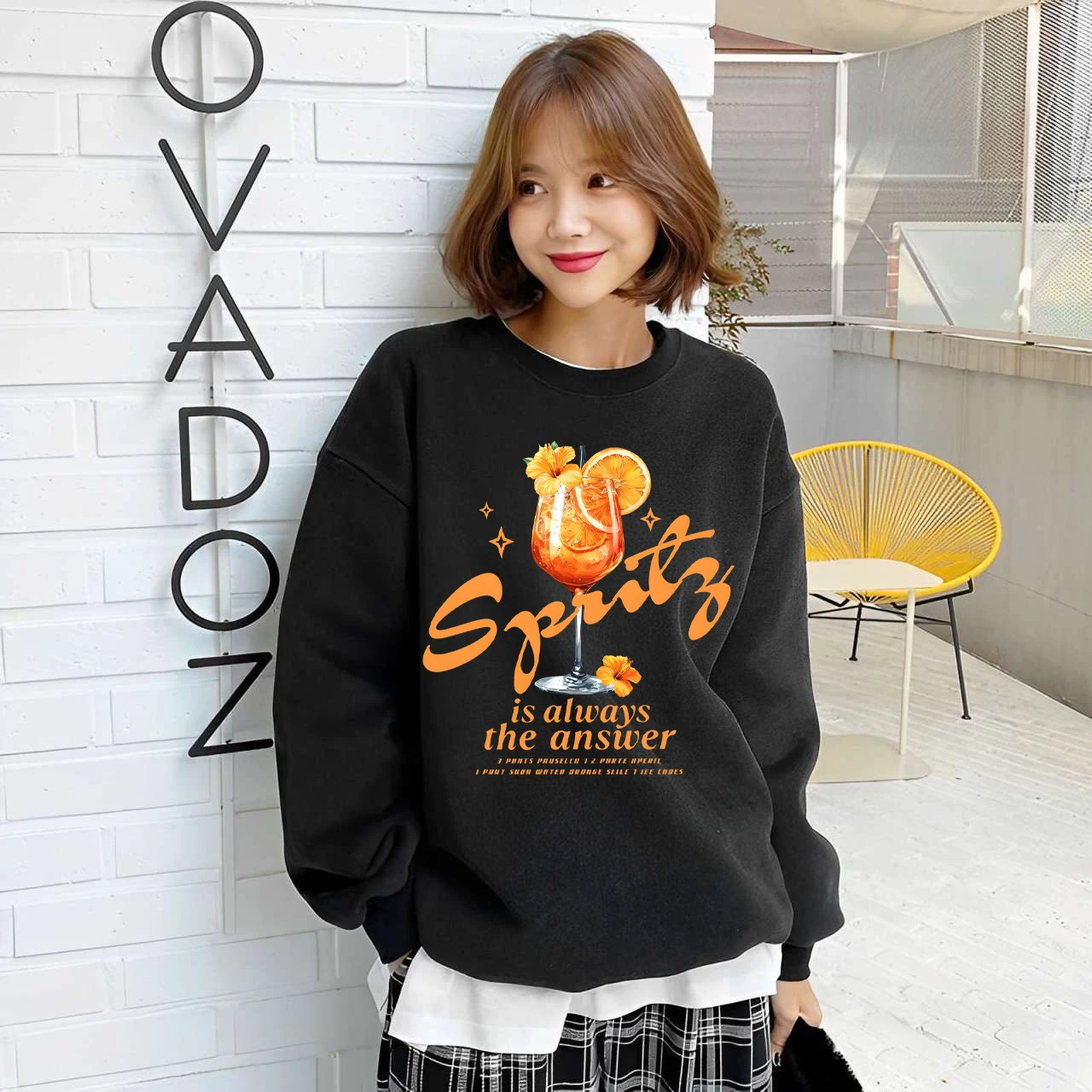 Женский пуловер с рисунком Sprits Is Always The Answer, осенний свитшот с 0-образным вырезом, разноцветная одежда в стиле хип-хоп, флисовые повседневные толстовки
Женский пуловер с рисунком Sprits Is Always The Answer, осенний свитшот с 0-образным вырезом, разноцветная одежда в стиле хип-хоп, флисовые повседневные толстовки