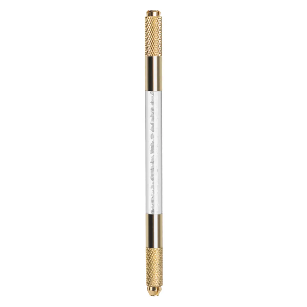 Rhinestone Double Tip Crystal Microblading Pen Dual-Heads Permanent Tattooing Needle Holder Pen for Salon Professionals
Rhinestone Double Tip Crystal Microblading Pen Dual-Heads Permanent Tattooing Needle Holder Pen for Salon Professionals