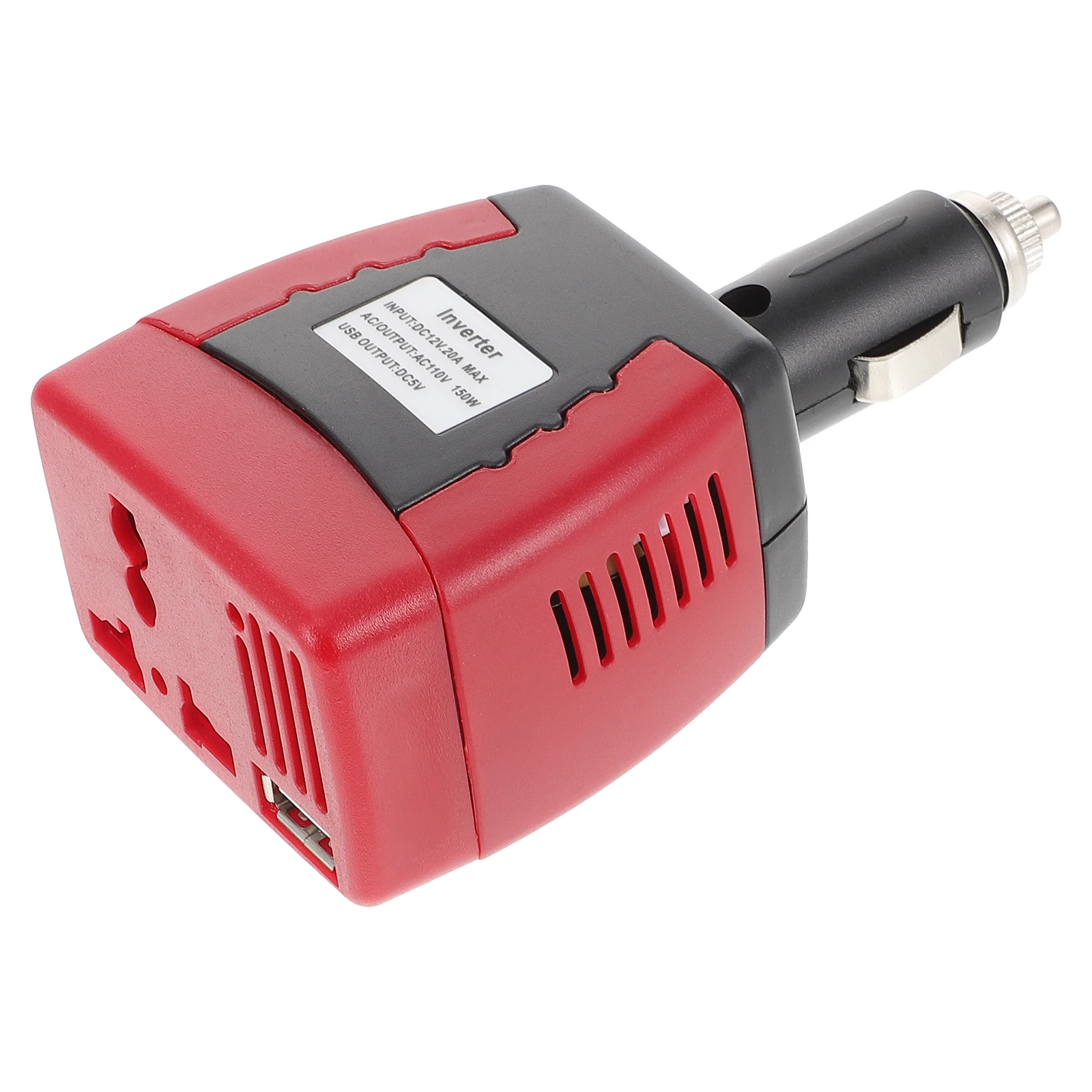 150W Car Power Inverter 12V To 110V Vehicle Supply Magnesium Aluminum Alloy Automotive Office Travel Use Abs Flame Retardant
150W Car Power Inverter 12V To 110V Vehicle Supply Magnesium Aluminum Alloy Automotive Office Travel Use Abs Flame Retardant