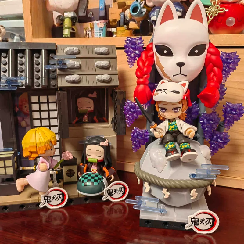 Genuine POPMART Demon Slayer Kimetsu No Yaiba Blind Box Building Block Figure Collectible Desktop Ornament Gift Assemble Toys
Genuine POPMART Demon Slayer Kimetsu No Yaiba Blind Box Building Block Figure Collectible Desktop Ornament Gift Assemble Toys