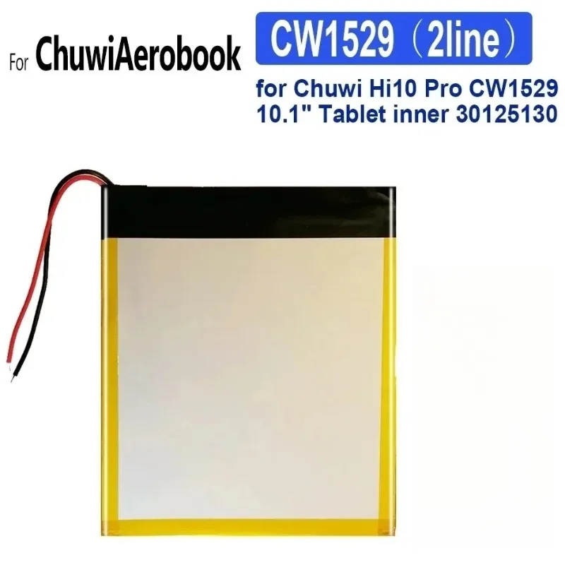 CW1529 5000 мАч Подходит для аккумулятора планшета CHUWI Hi10 Pro CW1529
CW1529 5000 мАч Подходит для аккумулятора планшета CHUWI Hi10 Pro CW1529