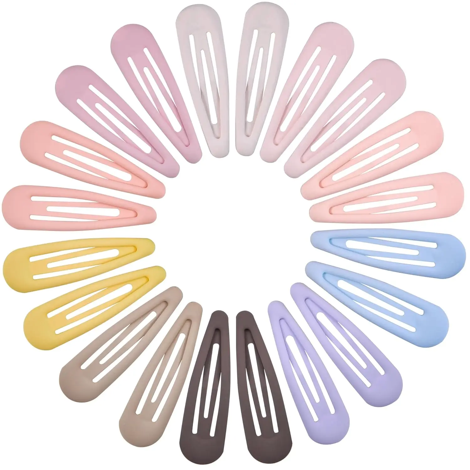 20 Pcs No-Slip Metal Snap Hair Clips for Thin Fine Hair, Matte Multi-Colored, 1.97 x 0.5 Inch
20 Pcs No-Slip Metal Snap Hair Clips for Thin Fine Hair, Matte Multi-Colored, 1.97 x 0.5 Inch