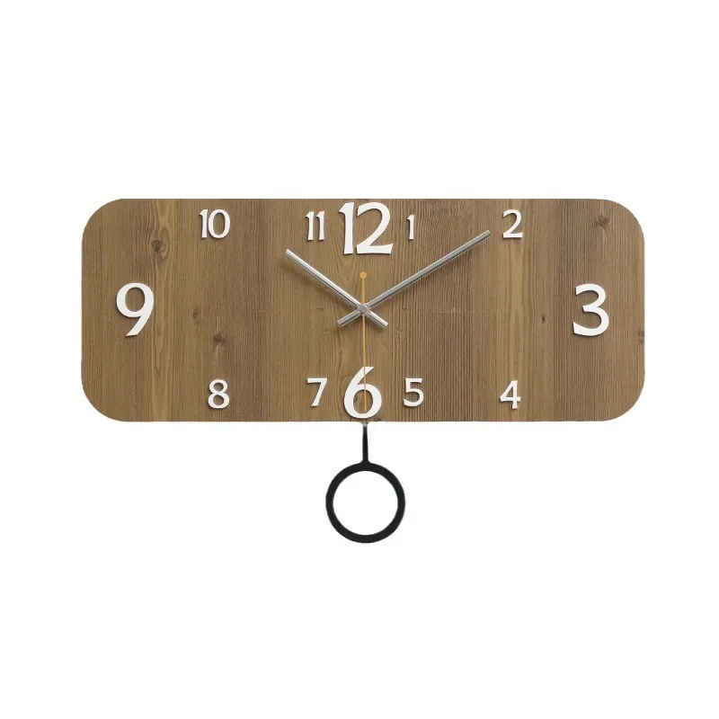 Modern minimalist creative ins wind wall clock living room high value clock wall decoration 
Modern minimalist creative ins wind wall clock living room high value clock wall decoration