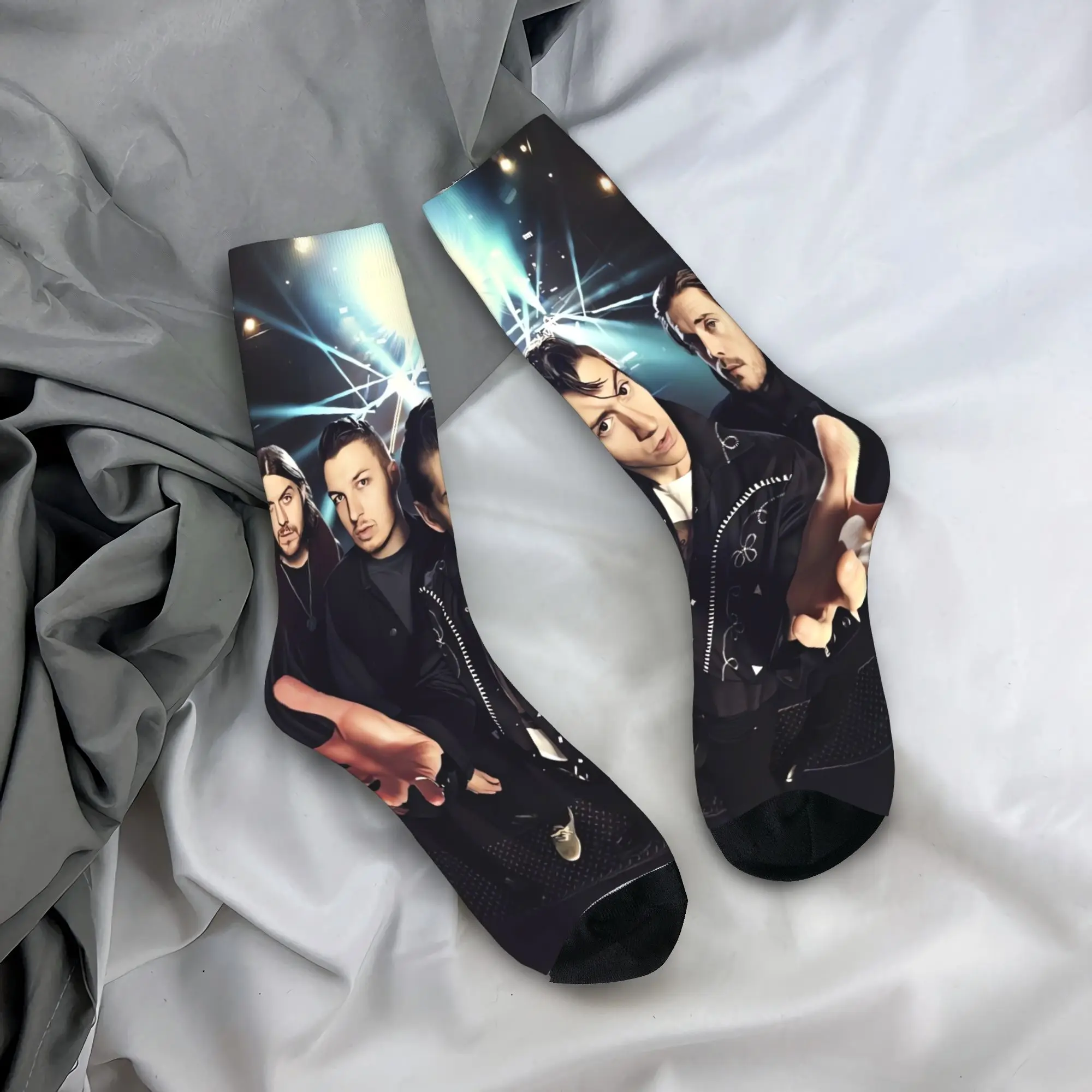 Rock Band Arctic Monkeys Stockings Graphic Gothic Socks Autumn Anti Bacterial Socks Unisex Men Outdoor Sports Breathable Socks
Rock Band Arctic Monkeys Stockings Graphic Gothic Socks Autumn Anti Bacterial Socks Unisex Men Outdoor Sports Breathable Socks