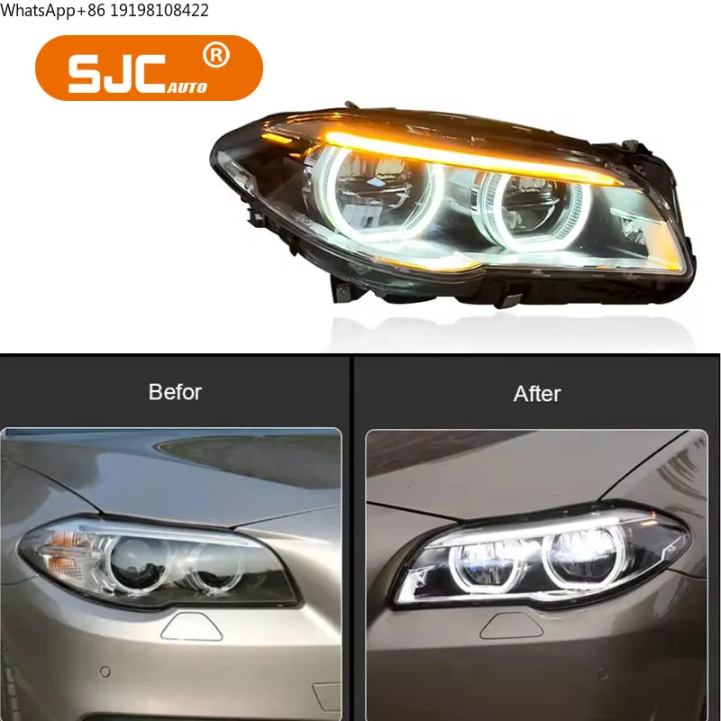 SJC Auto for BMW 5 Series F10 F18 520i 525i Full LED Headlight 2011-2017 Upgrade to Angel Eyes Daytime Running Lamp Accessories
SJC Auto for BMW 5 Series F10 F18 520i 525i Full LED Headlight 2011-2017 Upgrade to Angel Eyes Daytime Running Lamp Accessories