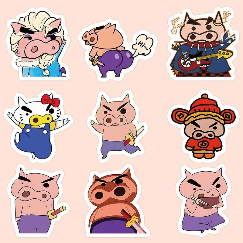 108Pcs Kawaii Anime Cute Crayon Shin Chan Buriburizaemon Cartoon Cute Stickers Fun Instagram Peripheral Sticker Decoration
108Pcs Kawaii Anime Cute Crayon Shin Chan Buriburizaemon Cartoon Cute Stickers Fun Instagram Peripheral Sticker Decoration