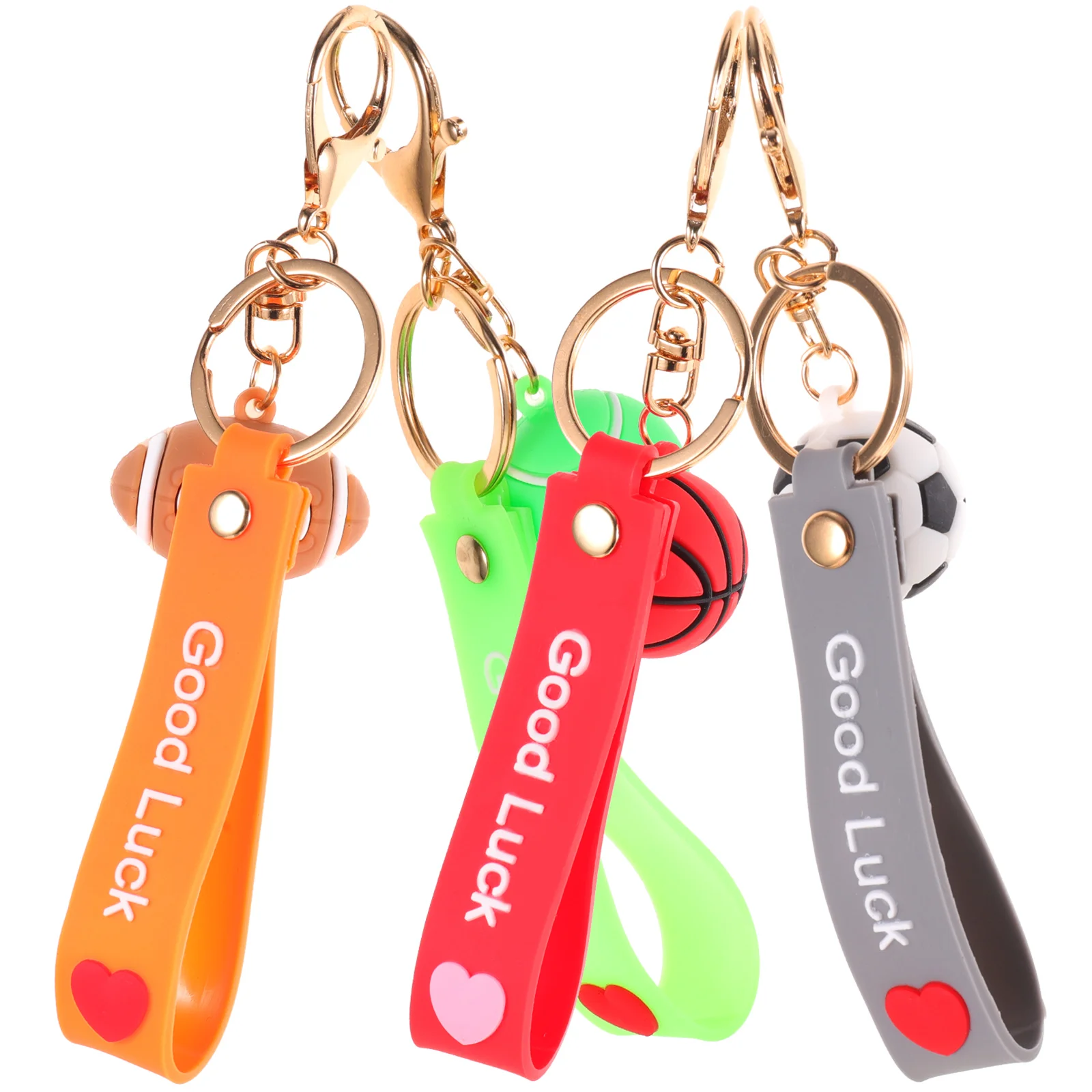 4 Pcs Sports Themed Keychains Soccer Football Basketball Decorative Gifts Novelty Party Supplies Kids Backpack Charms
4 Pcs Sports Themed Keychains Soccer Football Basketball Decorative Gifts Novelty Party Supplies Kids Backpack Charms
