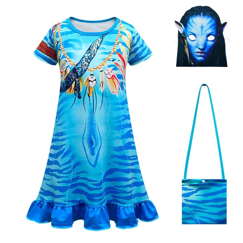 Avataring The Way of Water Alien Cosplay 3D Dress Girl Kids Avataring 2 Cosplay Costume Halloween Party Dress Up Clothes Mask
Avataring The Way of Water Alien Cosplay 3D Dress Girl Kids Avataring 2 Cosplay Costume Halloween Party Dress Up Clothes Mask