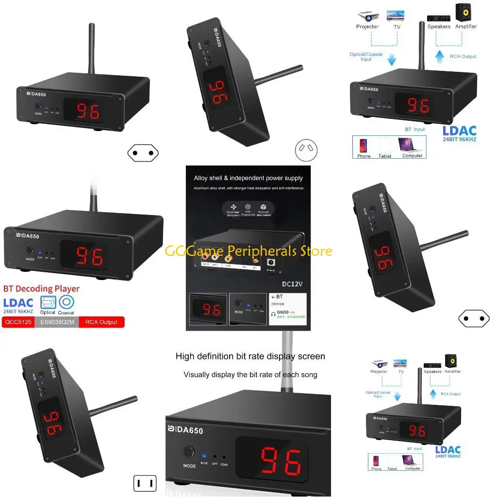 U55B Enjoy Wireless Playback Advanced Digital Receiver Audios Receiver for Household
U55B Enjoy Wireless Playback Advanced Digital Receiver Audios Receiver for Household