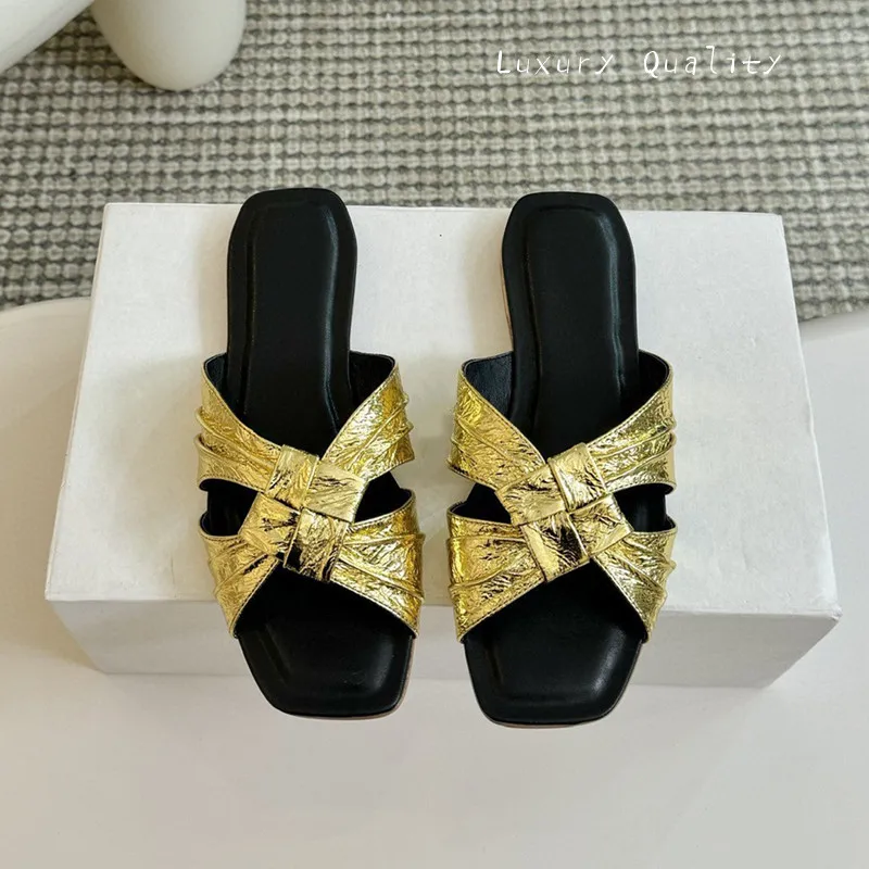 Women's Fashion Cross Strap Design Flat Sandals Women's Comfortable Summer Casual Outdoor Slippers
Women's Fashion Cross Strap Design Flat Sandals Women's Comfortable Summer Casual Outdoor Slippers