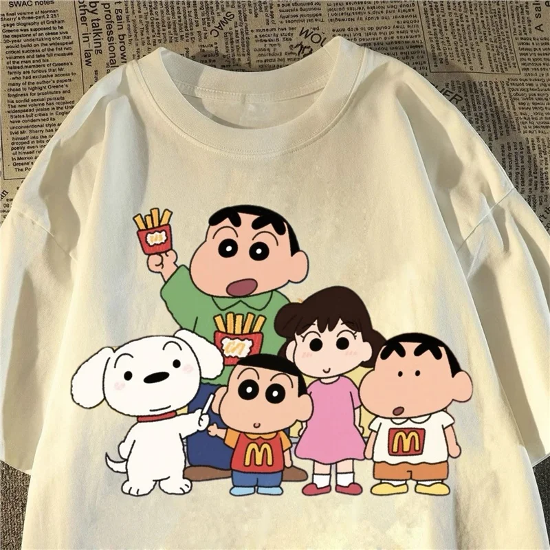 Crayon Shin Chan Eat Картофель фри с милым узором, дышащая, быстросохнущая, свободная, удобная футболка с круглым вырезом и короткими рукавами с 3D принтом
Crayon Shin Chan Eat Картофель фри с милым узором, дышащая, быстросохнущая, свободная, удобная футболка с круглым вырезом и короткими рукавами с 3D принтом