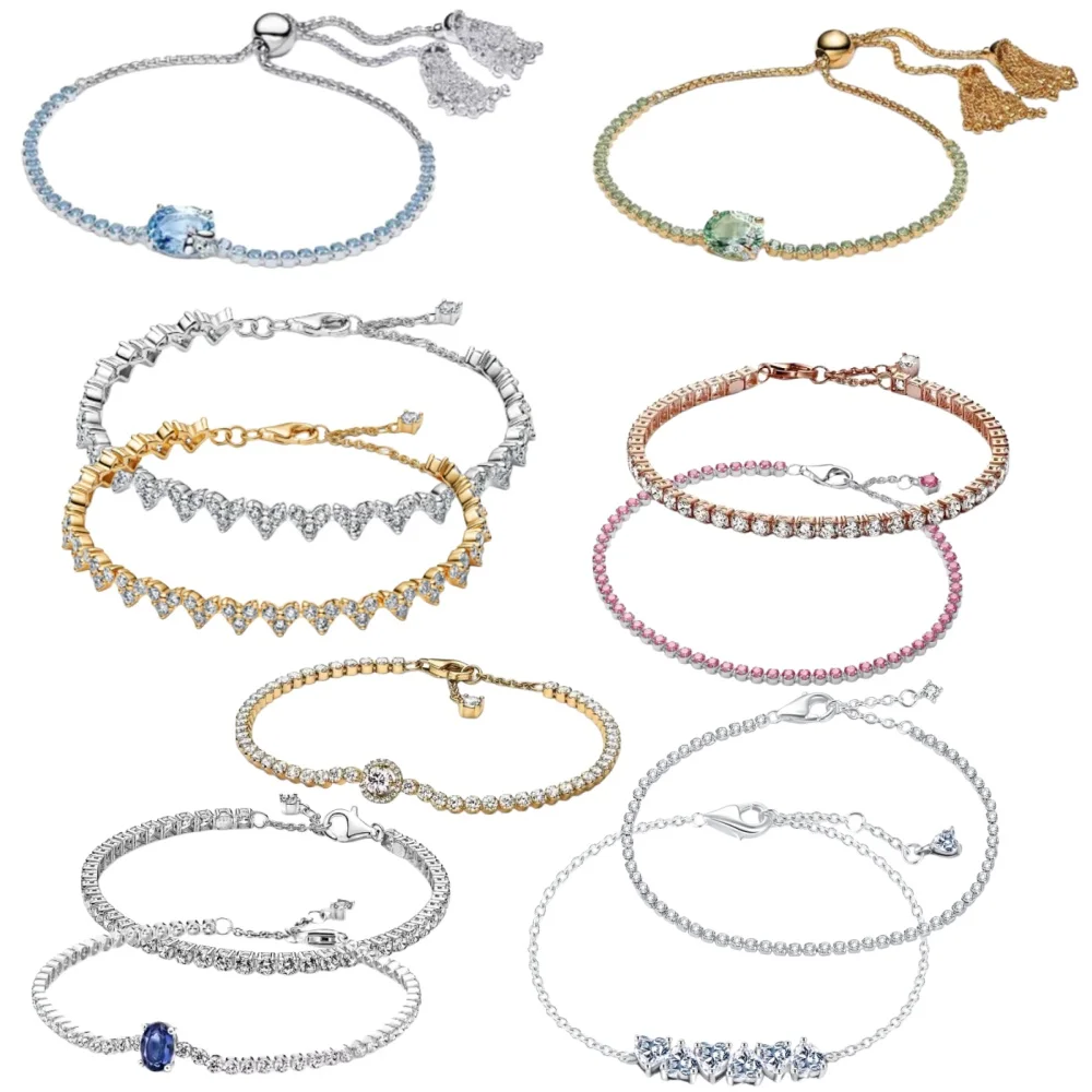 2026 New 925 Sterling Silver Sparkling Zircon Bracelet Suitable For Valentine's Day, Holiday Gifts For Women, DIY Charm Jewelry
2026 New 925 Sterling Silver Sparkling Zircon Bracelet Suitable For Valentine's Day, Holiday Gifts For Women, DIY Charm Jewelry