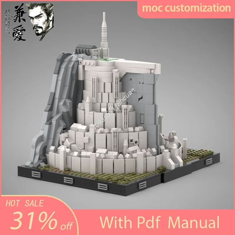 Moc The Rings Movie The White City Modular Castle Model Building Blocks DIY Creative Assembly Educational Bricks Toys Kids Gifts
Moc The Rings Movie The White City Modular Castle Model Building Blocks DIY Creative Assembly Educational Bricks Toys Kids Gifts