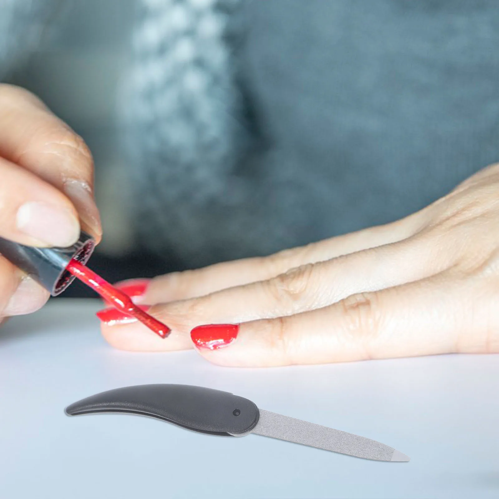 6Pcs Nail Files Double Sided Ox Horn Shaped Foldable Manicure Tools Portable Nail Trimming Filing Buffing Set for Women
6Pcs Nail Files Double Sided Ox Horn Shaped Foldable Manicure Tools Portable Nail Trimming Filing Buffing Set for Women