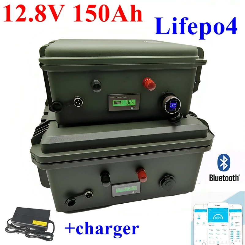waterdichte Lifepo4 12.8V 12V 150AH lithiumbatterij BMS 4S voor 1200W reizen trailer camper boot MPPT AVG RV + 10A Charger
waterdichte Lifepo4 12.8V 12V 150AH lithiumbatterij BMS 4S voor 1200W reizen trailer camper boot MPPT AVG RV + 10A Charger