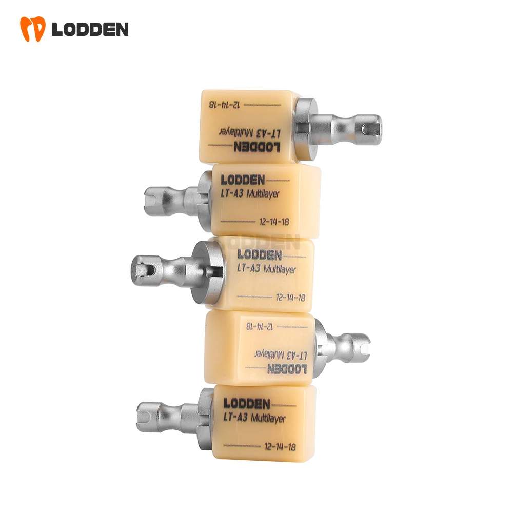 LODDEN Hybrid Ceramic Multilayer Block 12*14*18mm LT A1/A2/A3 Dental Lab Material Cube for CAD CAM Sirona Cerec Milling System
LODDEN Hybrid Ceramic Multilayer Block 12*14*18mm LT A1/A2/A3 Dental Lab Material Cube for CAD CAM Sirona Cerec Milling System