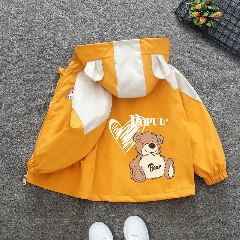 Trendy Bear Coat for Boys Spring Autumn Casual Cartoon Hoodie Baby Spring Leisure Jacket Children's Fashion Outerwear
Trendy Bear Coat for Boys Spring Autumn Casual Cartoon Hoodie Baby Spring Leisure Jacket Children's Fashion Outerwear
