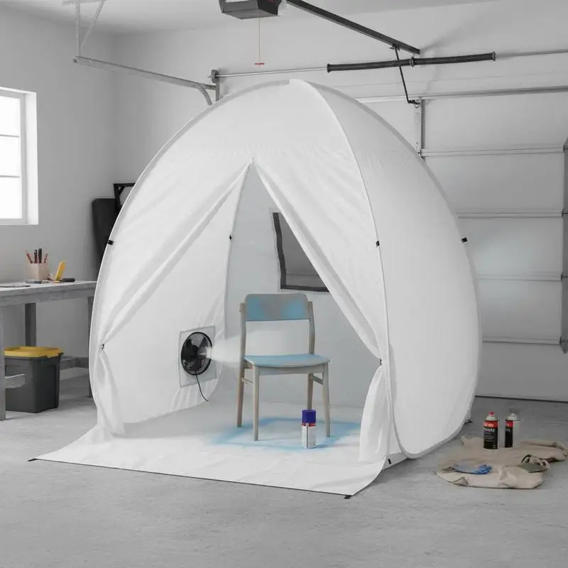 Painting Enclosure 60x60x70in For Furniture Restoration DIY Projects Hobby Crafting Pop-Up Portable Design Built-In Floor Exhaust Window Storage Bag Foldable Station
Painting Enclosure 60x60x70in For Furniture Restoration DIY Projects Hobby Crafting Pop-Up Portable Design Built-In Floor Exhaust Window Storage Bag Foldable Station