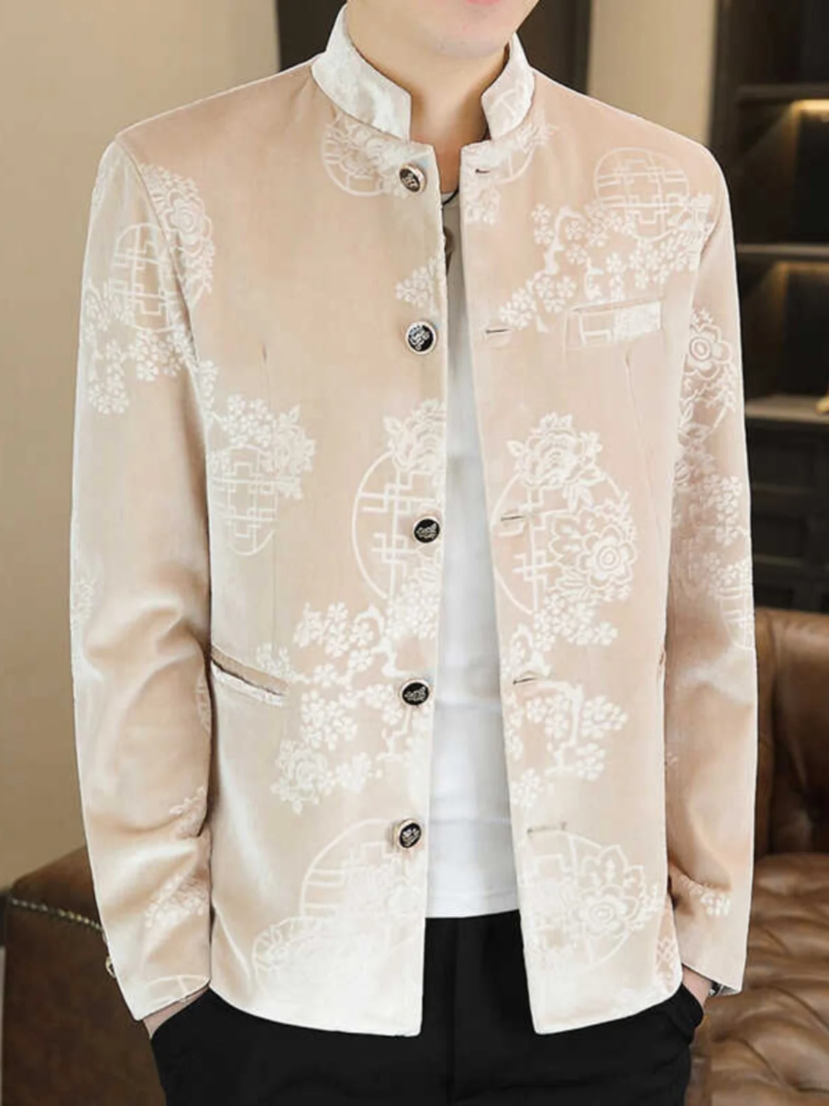 New Chinese Sle Slim Fit Stand Collar Jaet Men's Casual Western Suit Tang Costume Trendy Spring Autumn Middle-aged Men's ...
New Chinese Sle Slim Fit Stand Collar Jaet Men's Casual Western Suit Tang Costume Trendy Spring Autumn Middle-aged Men's ...