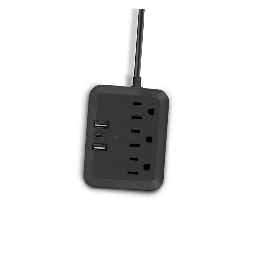 New Product Many 3 USB and 3 AC Outlet Power Strip with USB C PD 18W Flat Plug Surge Protector Extension Socket
New Product Many 3 USB and 3 AC Outlet Power Strip with USB C PD 18W Flat Plug Surge Protector Extension Socket