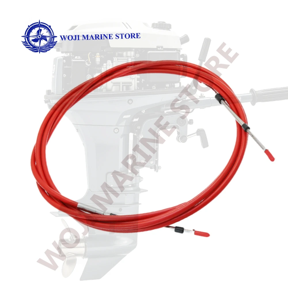 2 Pcs Throttle Shift Cable, Remote Control, For Yamaha Honda Suzuki Tohatsu Boat Motor Steering System, Red, 8-15 Feet
2 Pcs Throttle Shift Cable, Remote Control, For Yamaha Honda Suzuki Tohatsu Boat Motor Steering System, Red, 8-15 Feet